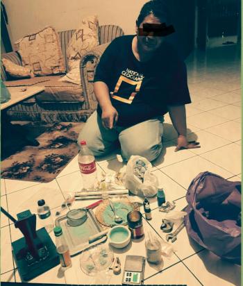 Digerebek, ternyata ada home industry ekstasi di Pekanbaru ini