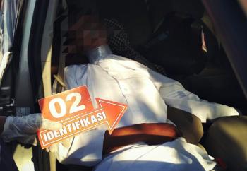 Leher dilakban, Firzha tewas di dalam mobil di Bandara SSQ