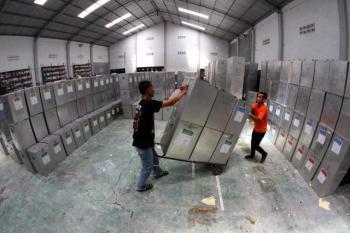 Mulai Hari Ini KPU Pekanbaru Distribusikan Logistik ke TPS