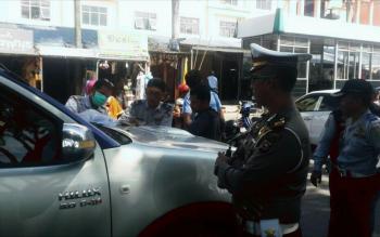 3 taksi online Uber ditilang polisi dan dishub Pekanbaru