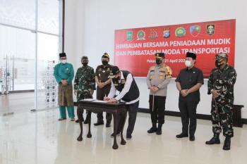 Jika masih nekad, Polda Riau akan Karantina Pemudik di Gedung Bekas