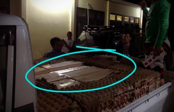 Polsek Seberida Inhu gagalkan penyelundupan 550 slop rokok Luffman Tanpa Cukai