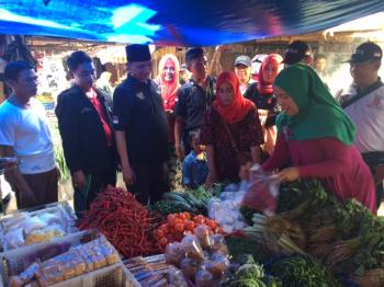 Blusukan ke pasar baru panam, ini yang dilakukan SUA bila terpilih