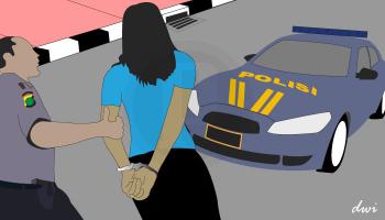 Jual narkoba di loket bus, sepasang suami istri diciduk polisi
