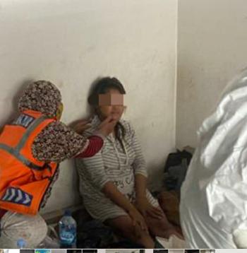 Anggota Polsek Pekanbaru Kota Bantu Ibu Melahirkan di emperan Pertokoan