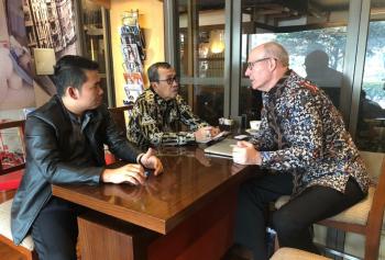 Bertemu Perwakilan Blue Ocean Strategies, Ini yang dibahas Syamsuar
