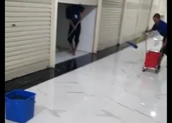 Areal Dalam Mal STC Pekanbaru Banjir, Pengelola Sebut Rembesan