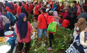 Ganggu kebisingan di perpustakaan, Fun Walk Alfamart Pekanbaru di protes warganet