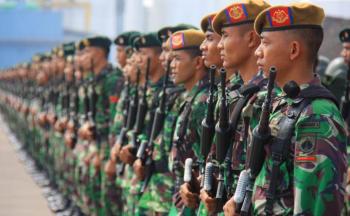 Sedikitnya 1700 Personil TNI AD Riau Kawal Pilpres