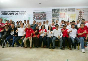 Puluhan Organ Relawan Jokowi se Riau kumpul, ini yang dibahas..