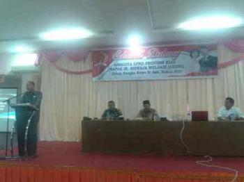 Temui rakyat, Legislator Riau dari Rohil tampung aspirasi warga