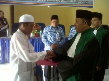 20 Pasutri di Rambah Hilir Rohul Gelar Nikah Itsbat