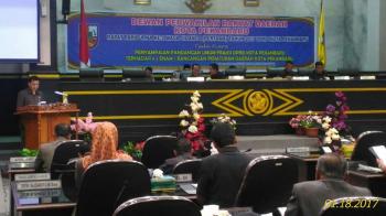 Terkait 6 ranperda, 8 fraksi DPRD Pekanbaru sampaikan pandangan umum