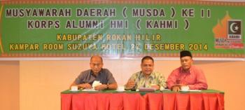 H Amiruddin dipilih menjadi Ketua KAHMI Rohil