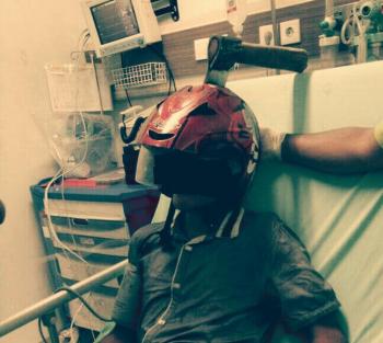 Curas di Jalan Rajawali Sakti, kapak tertancap di helm korban