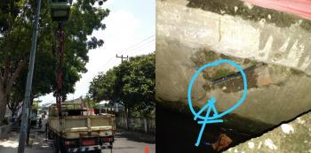 Lampu PJU di Senapelan Baru Dipasang, Kabel Arus Dicuri Maling 20 Meter