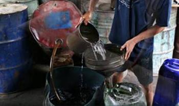 Oknum Polisi di Pekanbaru jualan ribuan liter minyak tanah ilegal
