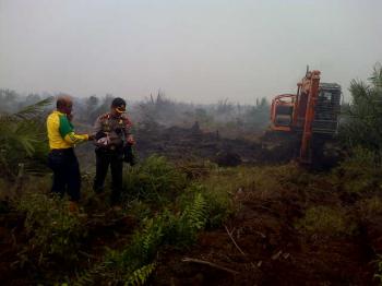 Warga Rantau Baru Kesal, PT Guna Dodos Tak Pernah Bantu Padamkan Karhutla