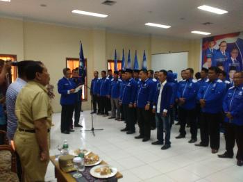 Syahril Topan Resmi Nahkodai PAN Rohul Hingga 2020