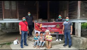 Bakti Sosial, Alumni SIP Reg 48/WTA Polda Riau Bantu Warga Terdampak Covid-19