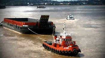 Kapal milik PT Santan Prima Bahari ditangkap saat bawa 1.700 ton sawit mentah dari Inhil
