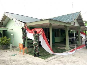 TNI Ajak Masyarakat Desa Terpencil Meriahkan HUT RI