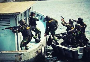 Respon kabar perampokan kapal, Pangkalan Utama TNI AL IV terjunkan satuan
