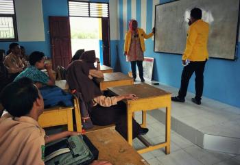 Mahasiswa FH Unilak gelar Penyuluhan Hukum di Pelalawan