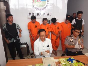 Polda Riau Sita Tujuh Kilogram Sabu-Sabu Asal Malaysia