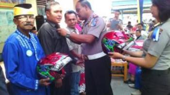 Sip, Desa Ngaso jadi Desa Pelopor Tertib Lalu Lintas di Rohul