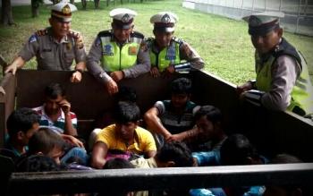 Polres Dumai ungkap penyelundupan manusia, 26 imigran gelap diamankan