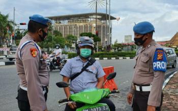 Propam Polda Riau Lakukan Penertiban Personel Indisiplin Protokol COVID-19
