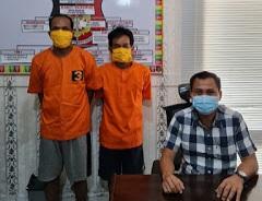 Polsek Bukit Raya Gulung Pelaku Pencuri Tembaga & Batrai di Balai Sudirman Pekanbaru