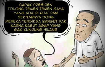 Tak hadiri gugatan Riau melawan asap, Hakim nilai Jokowi tak beritikad baik