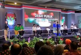5 Paslon Wako-Wawako Pekanbaru Bersaing Visi-Misi di Debat Publik Sore Tadi