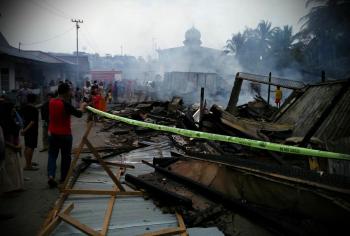 Duh! 20 Ruko & 11 Kios di Pasar Kuansing ludes dilalap api