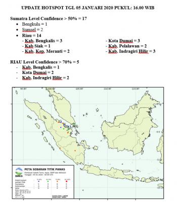 Belasan Titik Panas Kepung Riau, BMKG : Waspada Karhutla