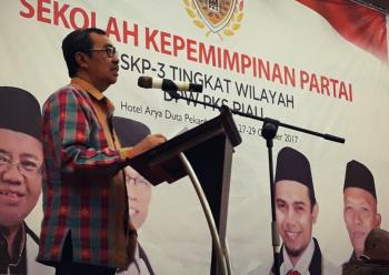 Kepada Kader PKS, Syamsuar beberkan Visi & Misi sebagai Cagub Riau