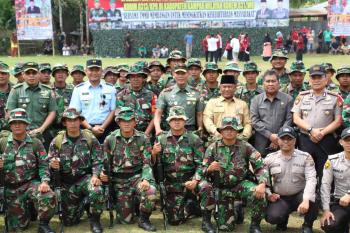 Pemkab Kampar Berterima Kasih Pada TNI Bantu Entaskan Masalah Infrastruktur