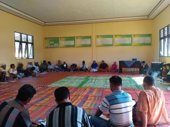 Rapat Pengeluaran ADD Rambah Tengah Hulu Berjalan Alot