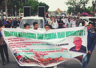Difitnah, Ketua PP Riau Anto Rachman polisikan pendemo
