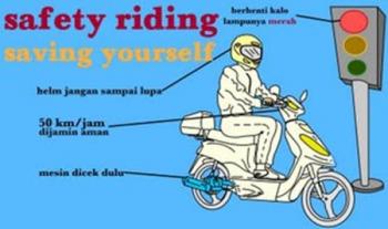 Satlantas Polresta Pekanbaru bekali siswa dengan Safety Riding