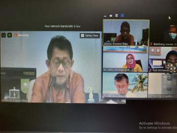 Webinar Magister Ilmu Komunikasi FISIP UR, Sekda Riau Jadi Pembicara Utama