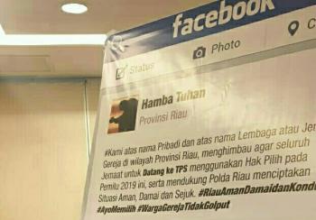 Dialog bareng Romo Benny, Pimpinan Gereja se Riau ajak Jemaat jangan Golput