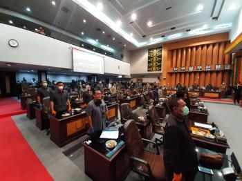 Paripurna HUT Kota Pekanbaru 236 Tahun, Tamu Undangan Wajib Pakai Masker