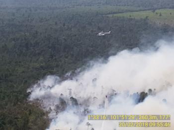 Jet Tempur TNI Ikut Pantau Karhutla di Riau