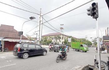 Padamkan Traffic Light Teratai-Ahmad Dahlan, Dishub Pekanbaru: sengaja