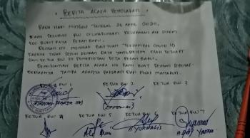 Lewat Surat, FK RT/RW Kelurahan Air Dingin Pekanbaru Kompak Tolak Bansos Pemko