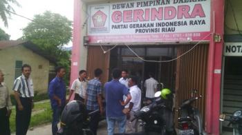 Geruduk Kantor DPD, Ketua PAC Gerindra se-Inhu Minta Ketua DPC nya Dicopot