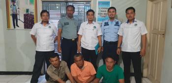 Tiga Tahanan Bengkalis Tertangkap Tangan Simpan Ganja